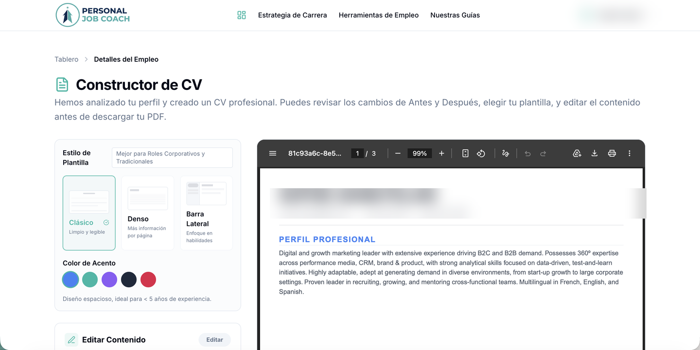 Professional Profile Builder